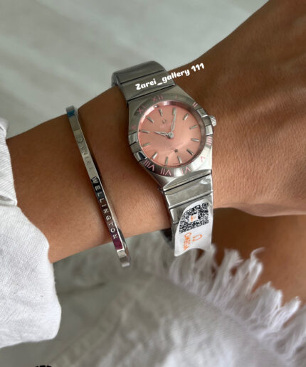 امگا OMEGA 🇨🇭 مدل کانسلیشن constellation منهتن صورتی