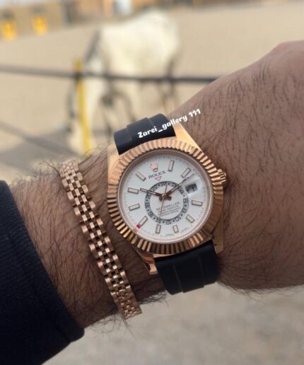 رولکس اسکای دیلر بند رابر SKY-DWELLER