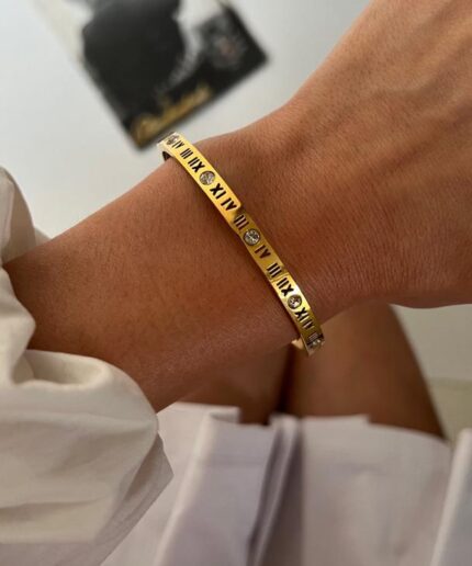 دستبند برند امگا  النگویی کانسلیشن عدد یونانی