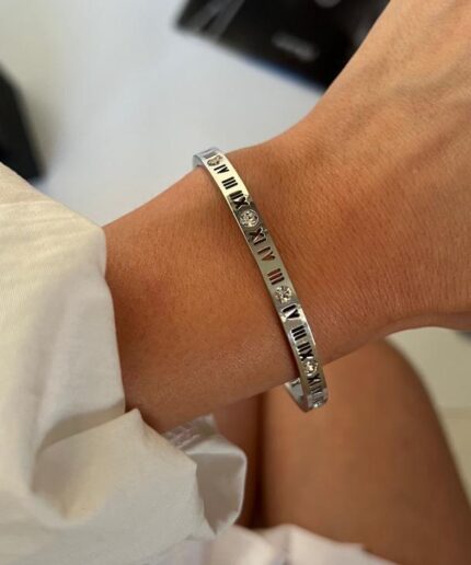 دستبند برند امگا  النگویی کانسلیشن عدد یونانی